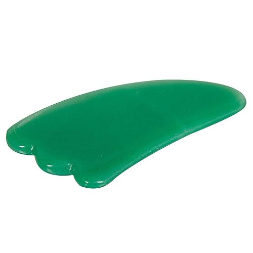 Miniatura 5 de ForPro Professional Collection El juego de piedra de jade 100% natural de Fake Bake incluye rodillo de jade aventurino y piedra gua sha para reducir