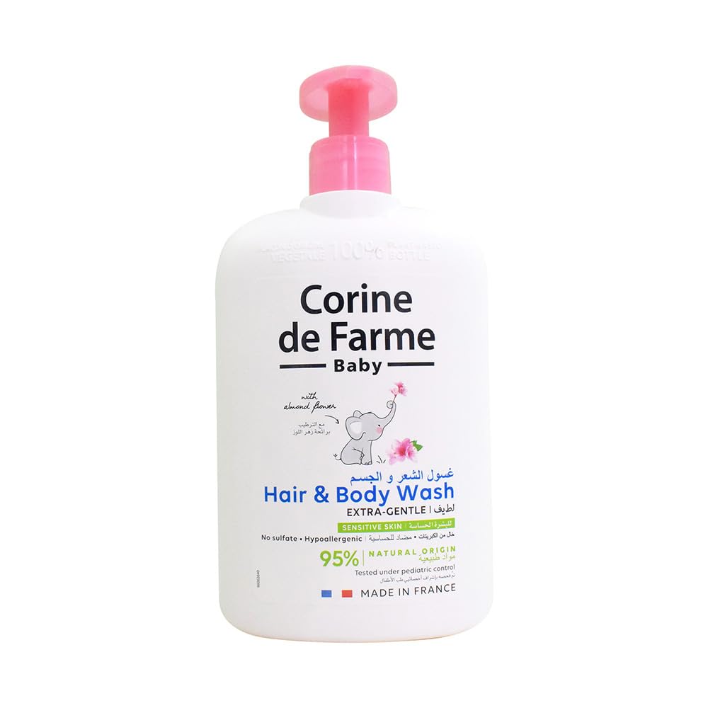 Corine de FarmeBaby Hair & Body Wash Extra Gentle, 500Ml