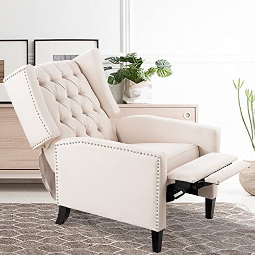 Sillón moderno reclinable blanco miniatura 6