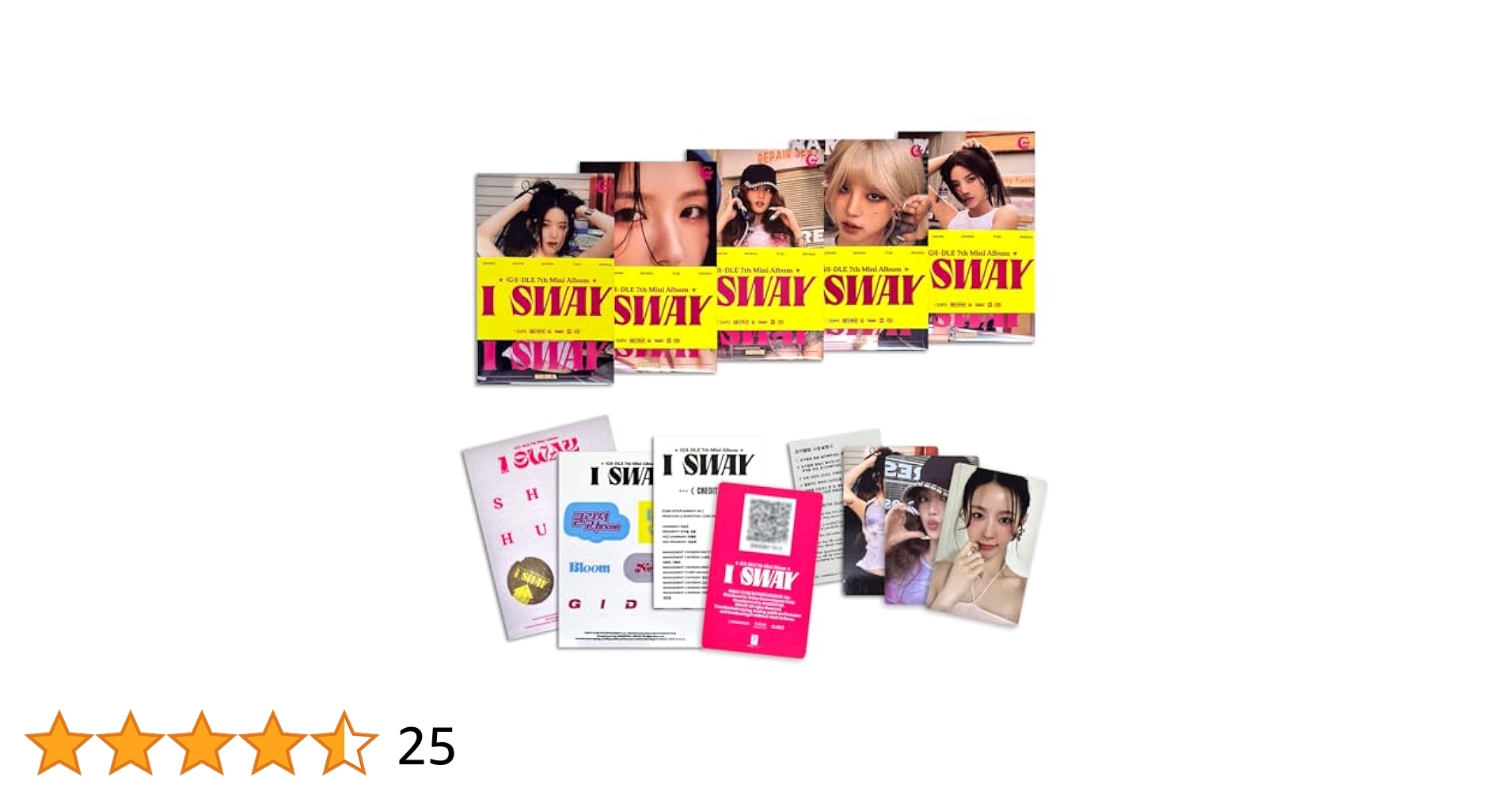 G)I-DLE - 7th Mini Album [I SWAY] (POCA Ver. - RANDOM Ver