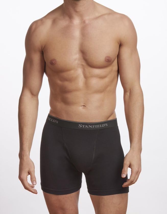 Stanfield's Men's Premium Cotton Boxer Briefs, 4 Pack - Image 5