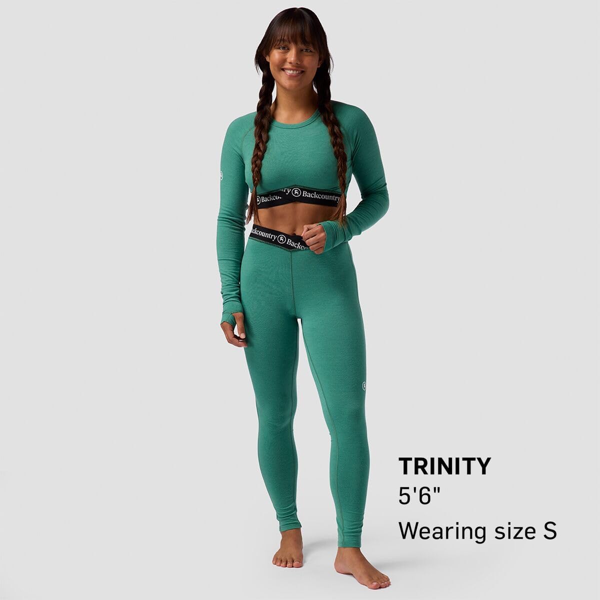 Backcountry, Cedars RWS Merino Lt-Wt Baselayer Cropped Crew Top - Women's - Image 8