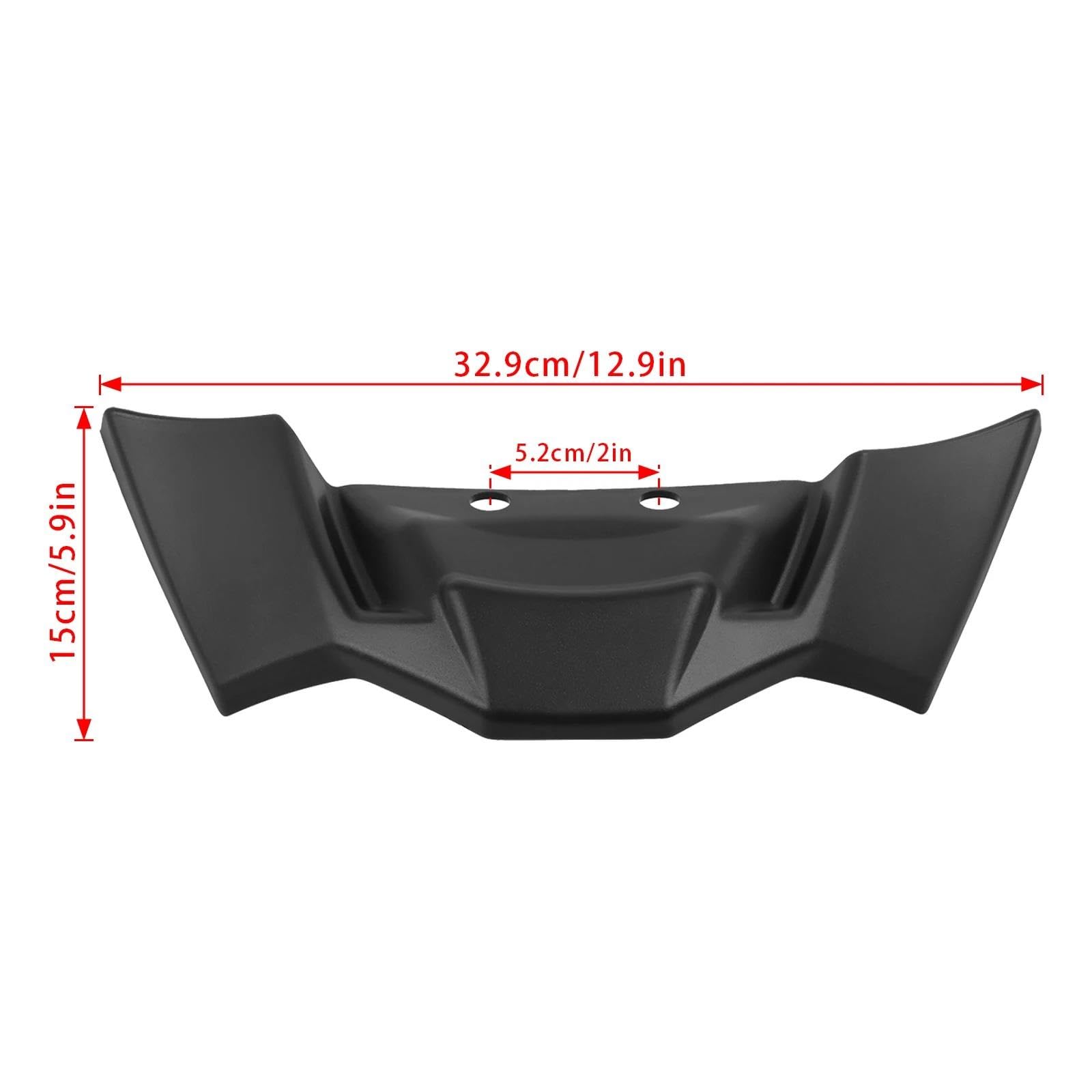 Alerón Delantero para F900R F900 R F 900 900R 2021 2022 2023 2024 Alerones De Carenado La Aerodinámica Motocicleta(Negro Mate)