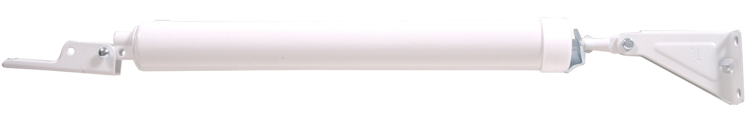 Ferme-porte pneumatique Hillman 852071 blanc réglable avec fonction hold open