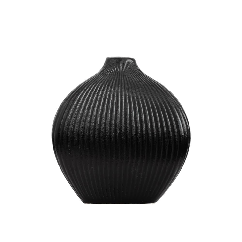 GELASIGE Flower Pots Three-petal Elegant Flower Arrangement, Creative Ceramic Vase, High-end Home Desktop Soft Decoration Ornaments Outdoor Flower Pots