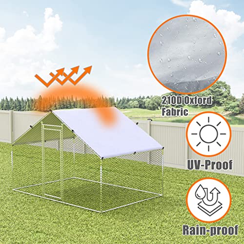 Nsdirect Chicken Coop, Walk-In Chicken Run Hen House Rabbits Habitat Cage With Waterproof Cover Enclosure Playpen For Outdoor Backyard Farm #TOP2