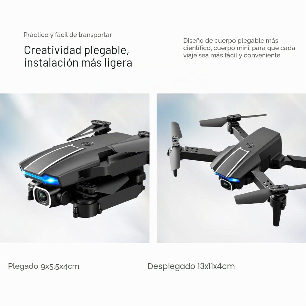 Drone con cámara Dual 4K HD, S65 RC Quadcopter Plegable para Principiantes Adultos, Retorno Inteligente GPS, 2.4GHz FPV en Vivo, Tiempo de Vuelo Largo