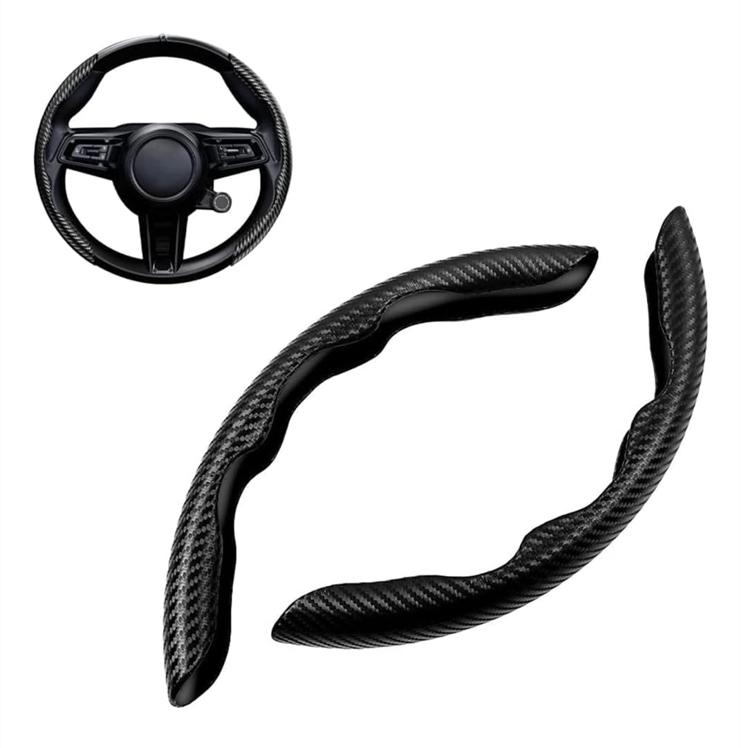 Woniyal 2 PCS Couvre Volant Adapté pour BYD Seal, Accessoires Auto Protège Volant Grip de Volant Décoration de Volant Coque Housse Volant Adapté,Black : Amazon.fr: Auto et Moto
