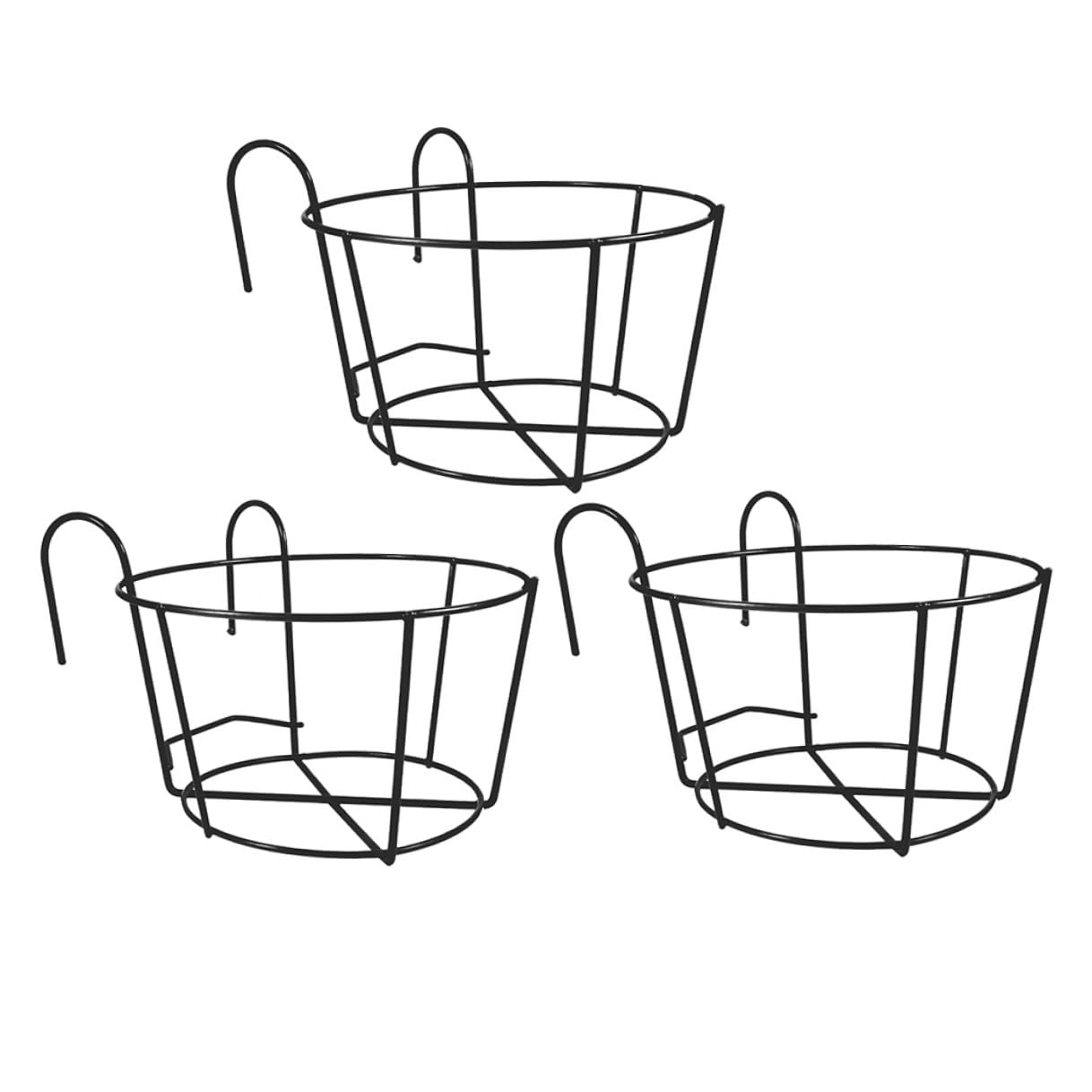 Support suspendu pour pot de fleurs pour gagner de la place sur balcon lot de 3