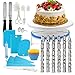 Ethedeal Tortenplatte Drehbar Torten Zubehör Set, Backset mit viel Backzubehör für Torten Dekoration, 27cm Zuckergussspatel, 106tlg Kuchen-DIY-Set Cake Decorating Turntable