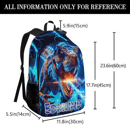 Dinosaur Backpack for Boys Kids School bag Boy with Name Bookbag for Son Back to School Gift for Preschool Kindergarten4