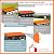 MLMTFI 36 Inch Blackstone Griddle Cover Full-Edge Protection Silicone Mat for Griddle Heavy Duty Food Grade Blackstone Accessories Top Cover With Handles For Outdoor Grill Barbecue Party - ORANGE