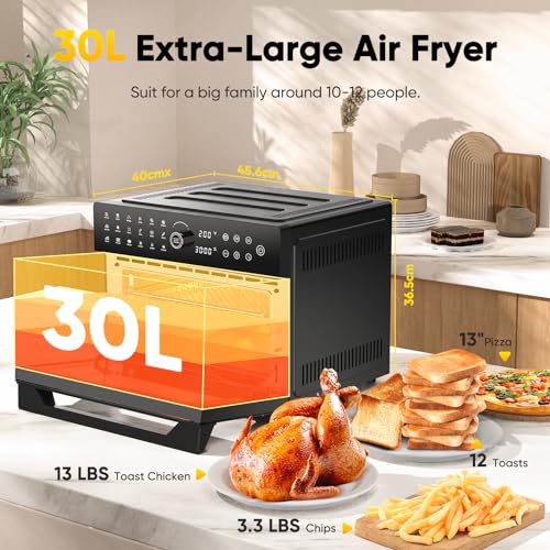 Fvz 32Qt Extra Large Air Fryer, Toaster Oven Air Fryer Combo thumb #1