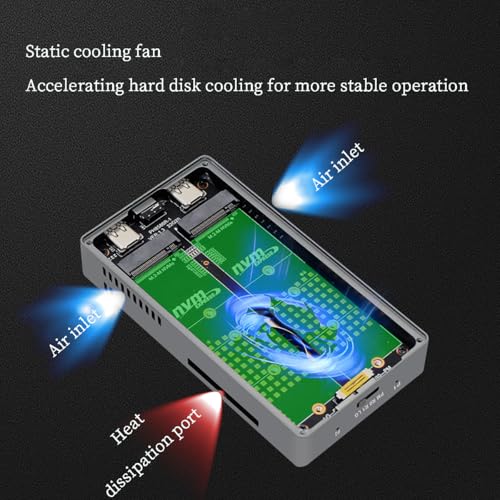 PH8586R Caja Externa M.2 NVME SSD USB3.2 GEN2X2 RAID miniatura 3