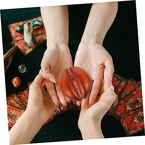 Copa de adivinación taoísta de caoba y tazas para rituales espirituales tradicionales 2