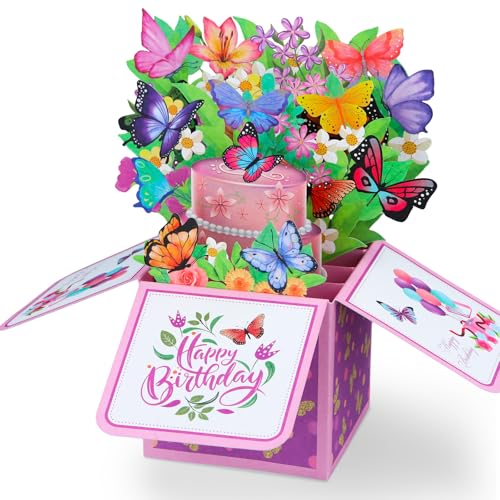 DISJOURNEY Happy BirthdayJ[h - 3D|bvAbvo[Xf[J[h fB[X K[Y - ƉԂ̃fUC}XMtgJ[h ƃXebJ[t