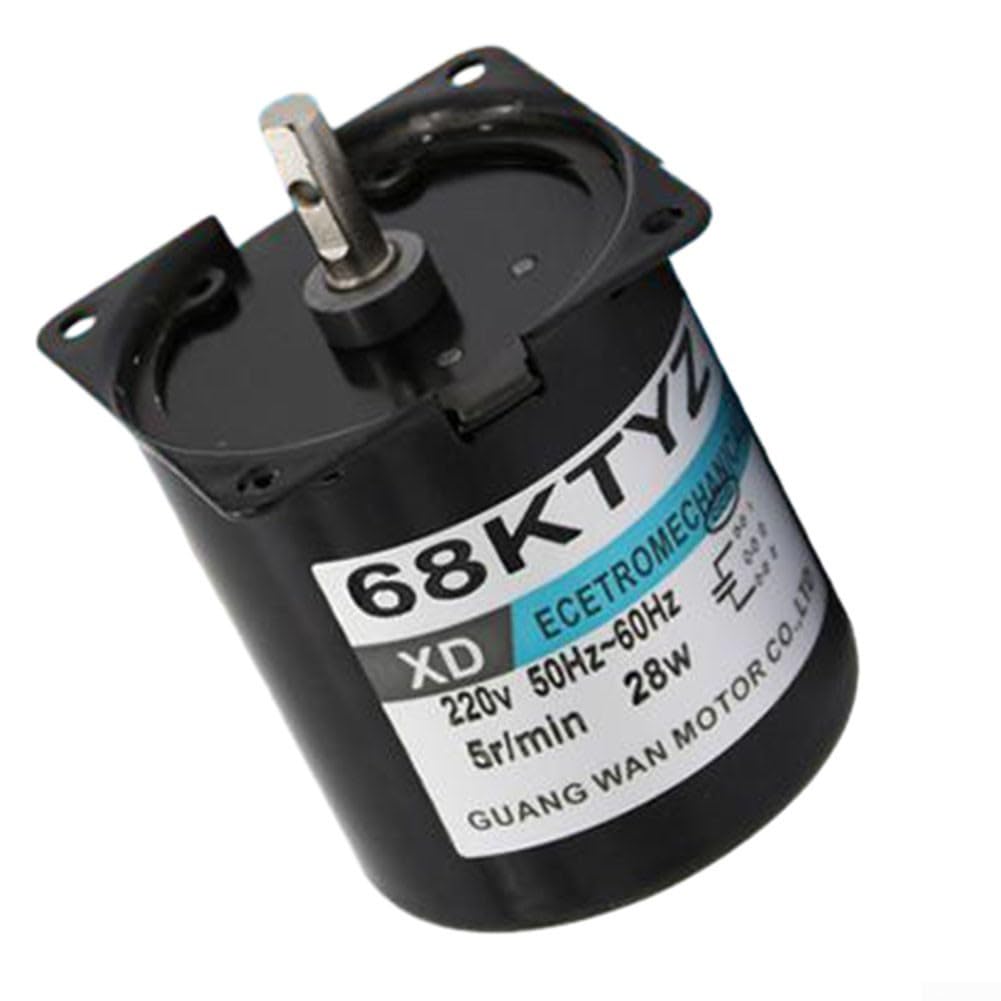 1 moteur synchrone à aimant permanent compact 220 V AC Moteur synchrone 68 KTYZ Moteur synchrone à aimant permanent 2 5 tr/min 110 tr/min Idéal pour la maison/le bureau (2,5 tr/min)