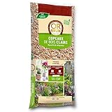 paillage copeaux bois colorés  Copeaux de bois clair - 50L - Paillage - Or Brun