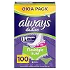 Always Dailies Slip-inlegkruisjes voor dames, slim fresh, normaal (100 maandverbanden), Giga Pack, met frisse geur…