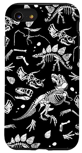 Dinosaur Dinos Prehistoric Animals Bones Fossil Hunter Case for iPhone SE (2020) / 7/8