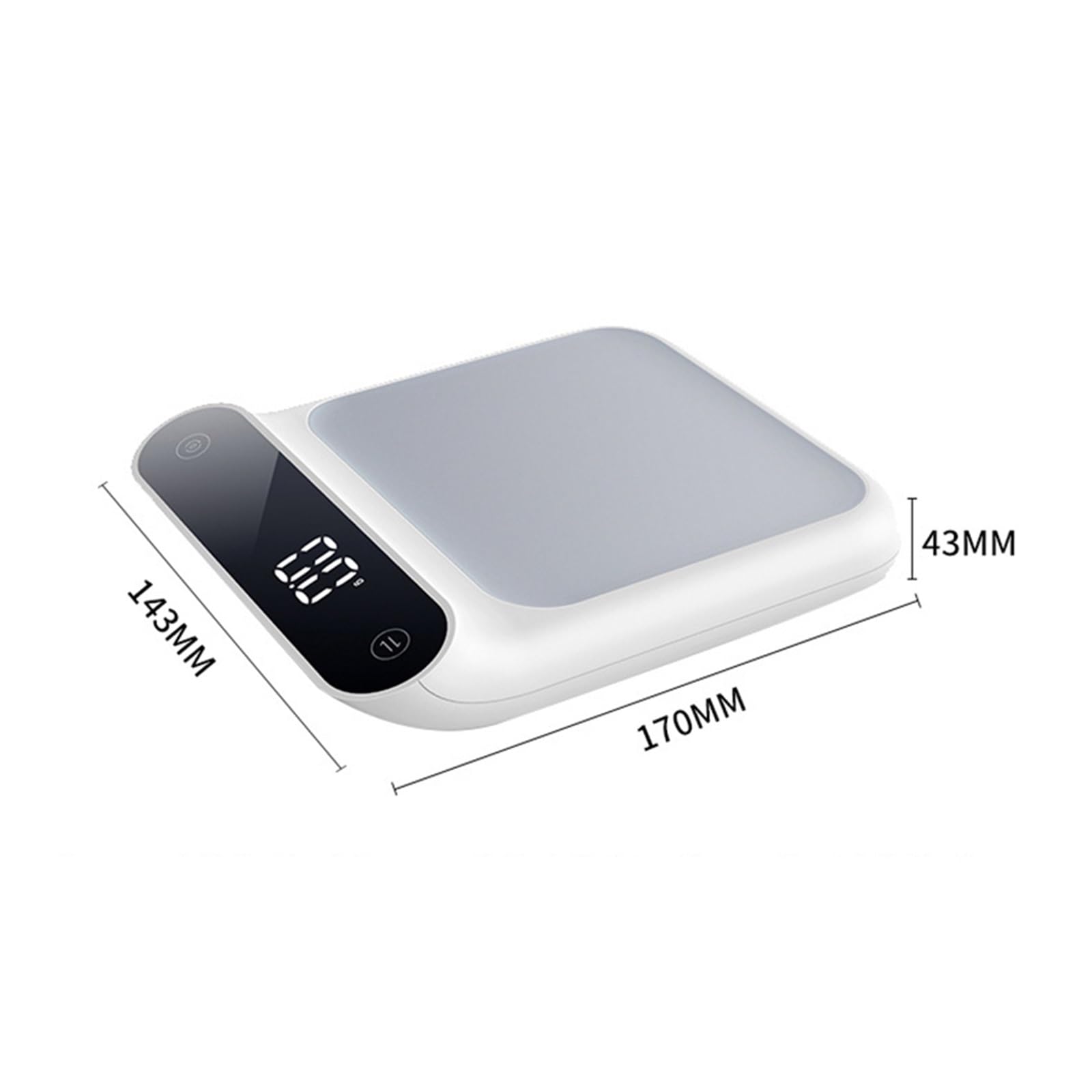 Báscula Electrónica De Cocina Mini Alta Precisión Plataforma Pequeña Dedicada For Hornear Medición Precisa Esfuerzo