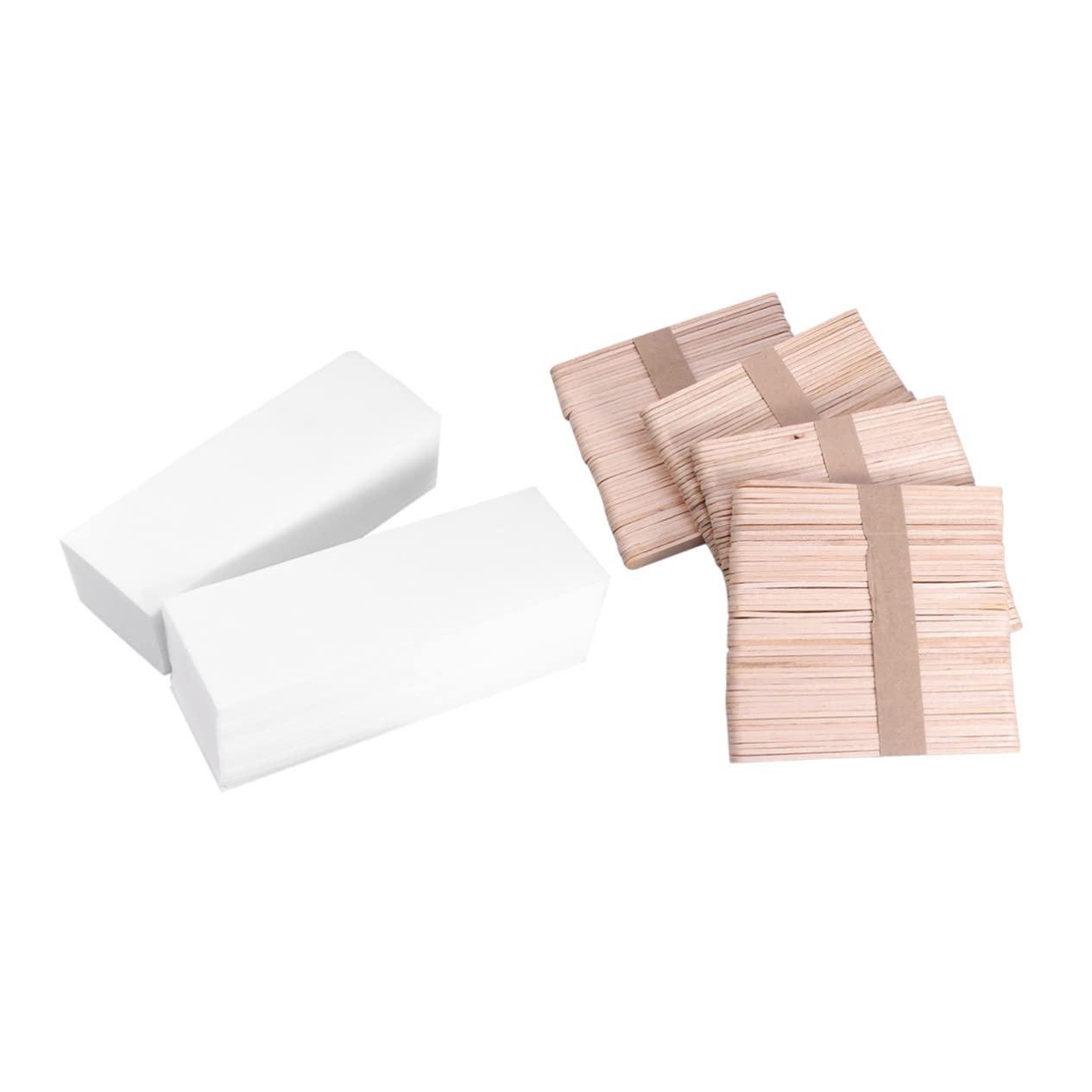 400pcs Professional Hair Removal Paper Wax Stick Set Comfortable Flexible Strong No Additional Tools Odorless User-friendly