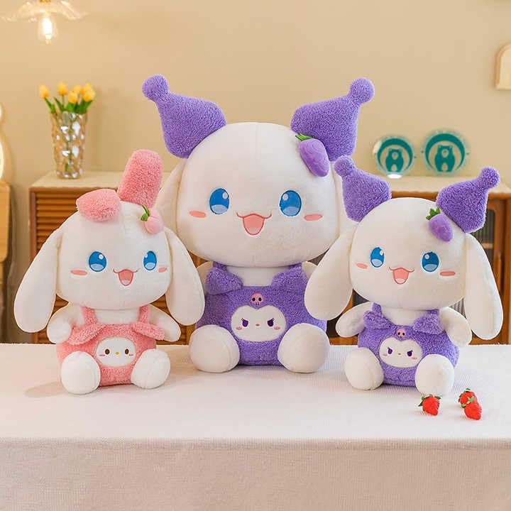 Image of Rabbit Soft Toy for Baby Girl Kuromi Doll Plush Toys Teddy Bear Kawai Stuffed Bunnt Plushie for Girls Cute Plushie Teddy Home Valentines Day Gift Gifts