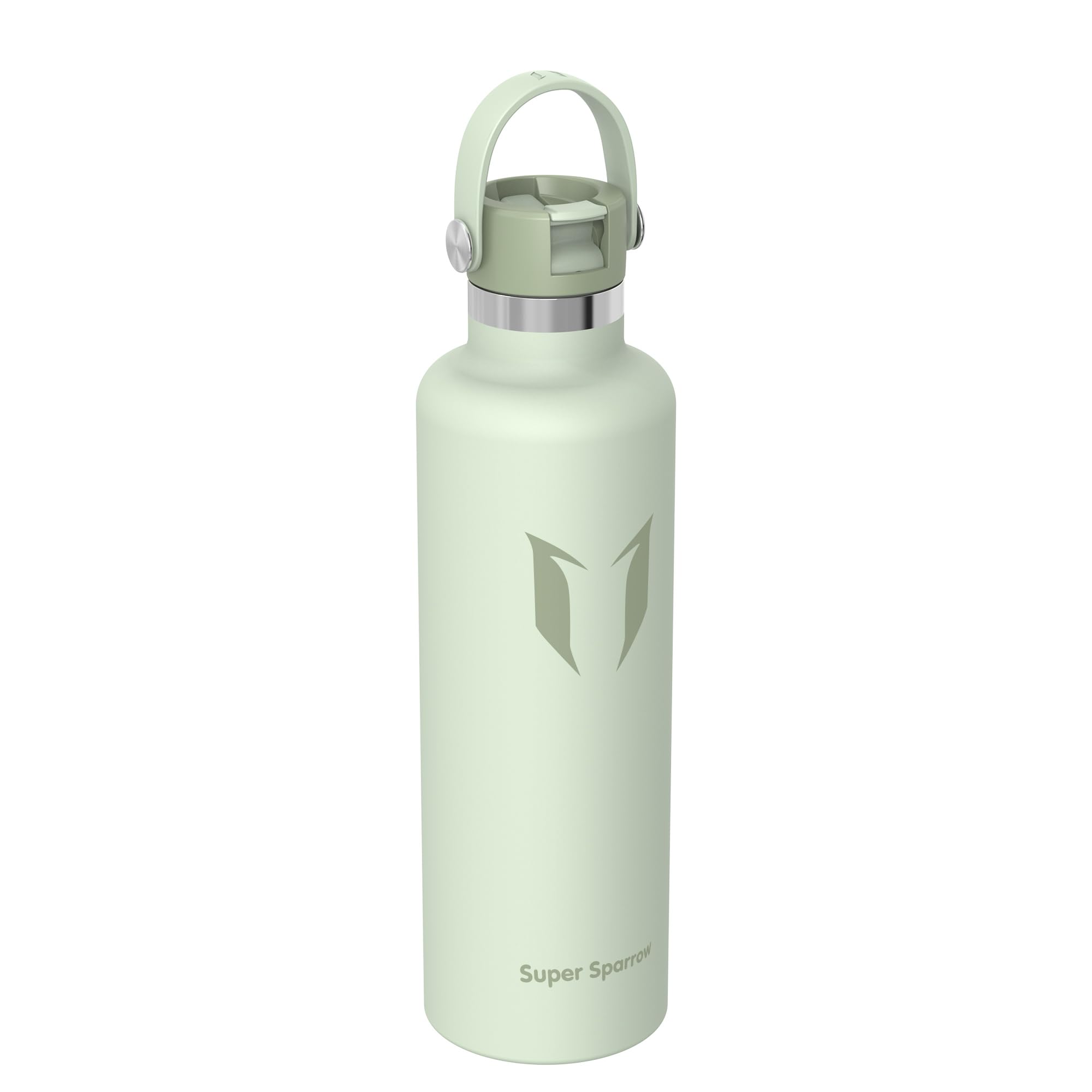 Super Sparrow Borraccia Termica, Acciaio Inox Bottiglia Termica - 350ml, 500ml, 750ml, 1L - Senza BPA Borracce, Borraccia Bambini per Scuola, Sport, Campeggio, Yoga, Palestra, Ciclismo