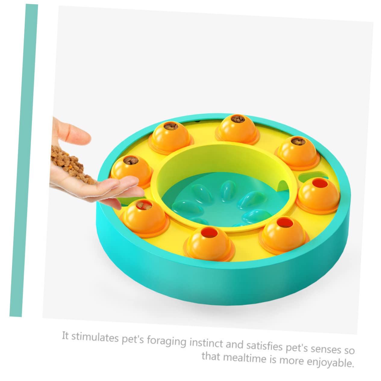 ibasenice pour Chien pour Animaux De Compagnie Distributeur De Friandises pour Chiots Et Chats Jouet Puzzle Interactif