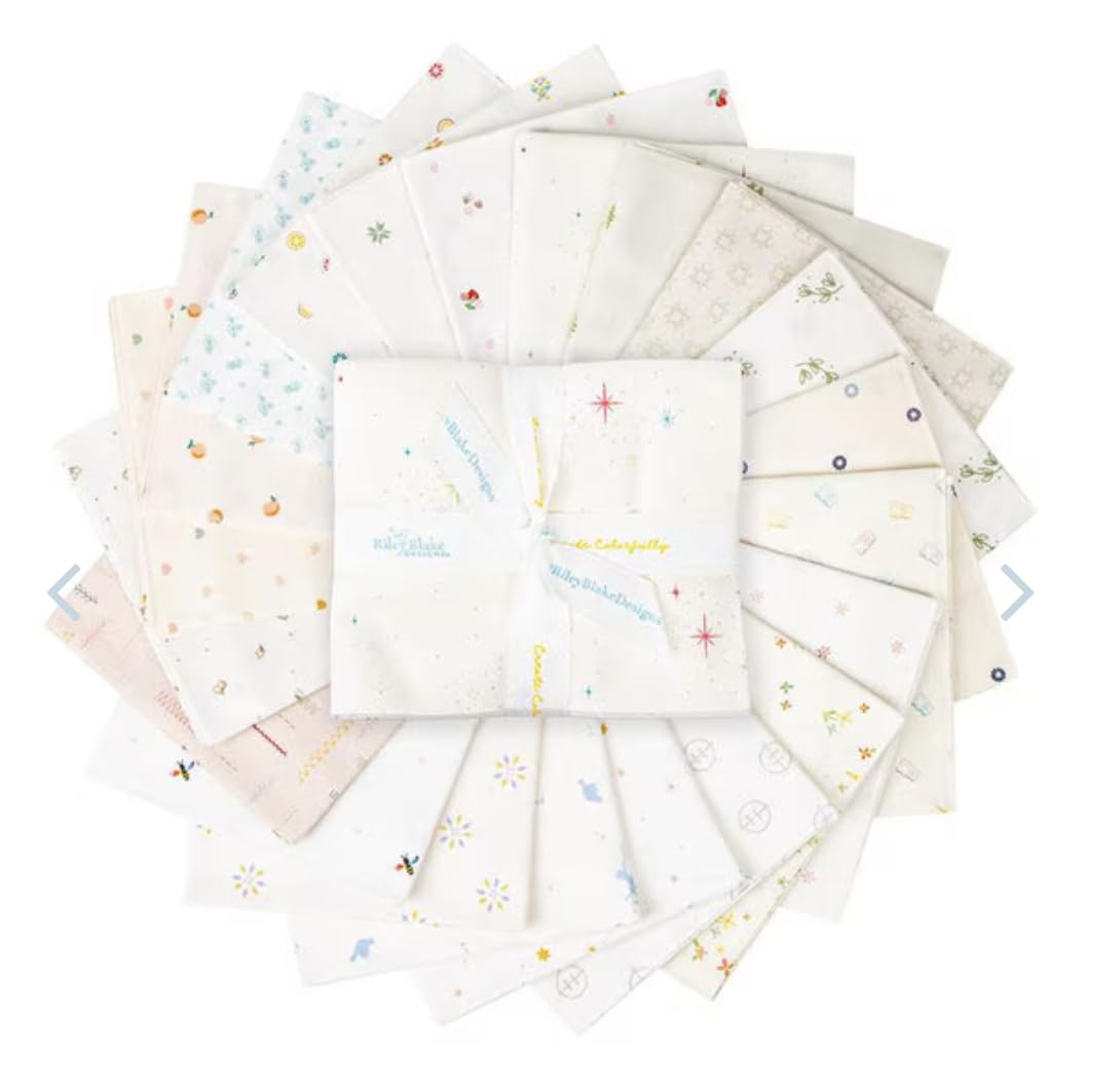 Riley Blake Hush Hush 4 Fat Quarter Bundle by Assorted RBD Designers, Perfect for Quilting, Apparel, DIY Crafting, and Home Decor. - Image 2