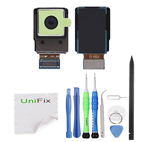 Unifix-Rear Facing Back Camera Flex Cable Replacement for Samsung Galaxy S6 Edge Plus G928V G928A G928T G928P G928F G928R + Toolkit