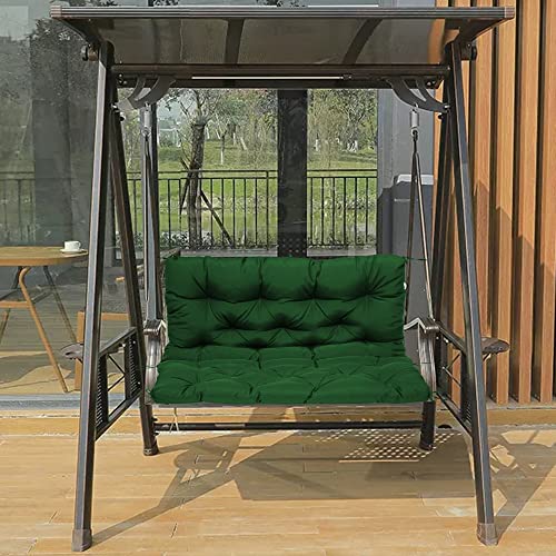 Coussin de remplacement pour balancelle de jardin étanche 2 3 places 100x100 vert