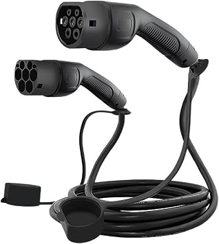 ev Charging Cable EV Car Charger Charger Cable 1 Phase Electric Car 32A Type 2 Female to Male IEC 62196 Plug Charging Station 7.4KW