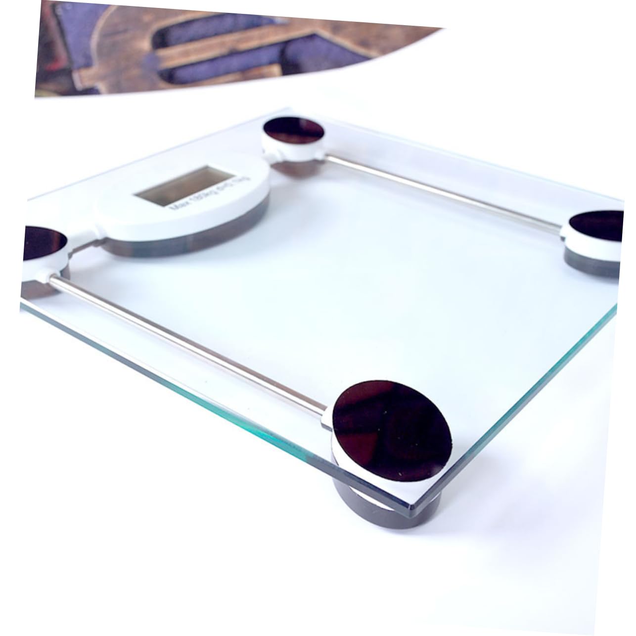 Báscula Digital de Baño 28Cm con Vidrio y Sensores de Alta Precisión para Control de Peso Corporal para Hogar y Salud Familiar