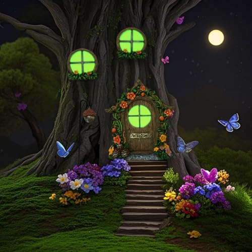 Lámpara fluorescente de flores para iluminar el balcón sin gastar luz ni usar cables 3
