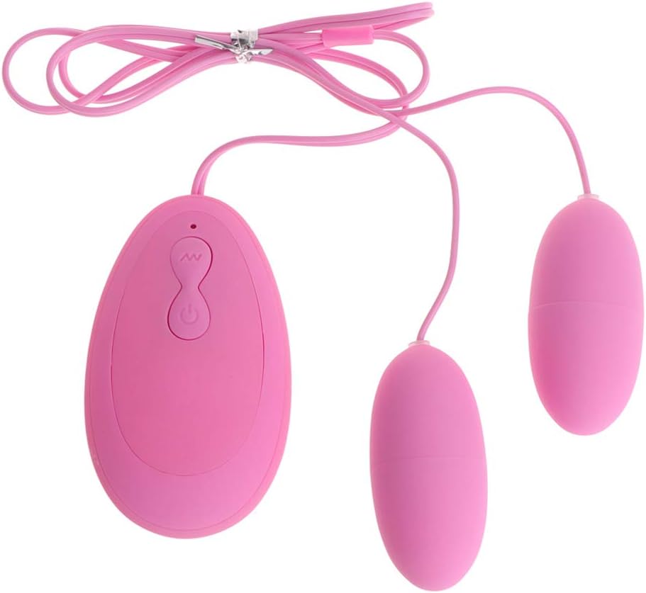 20 Frequency Powerful Vibrant Double Egg Adult Bullet Toys for Women (Pink)