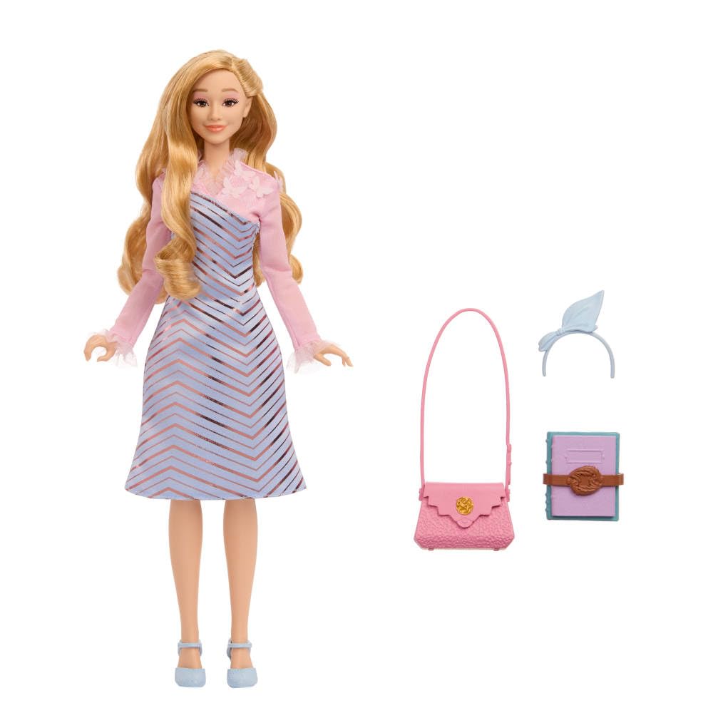 Mattel Poupée Universelle et Accessoires avec Cheveux blonds stylés, posabilité et Look Uniforme Scolaire Amovible