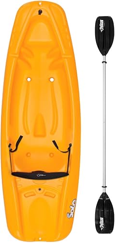 Miniatura 3 de Pelican Solo - Kayak juvenil sentado en la parte superior de 6 pies - Kayak Pelican Kids - Perfecto para niños, viene con accesorios de kayak
