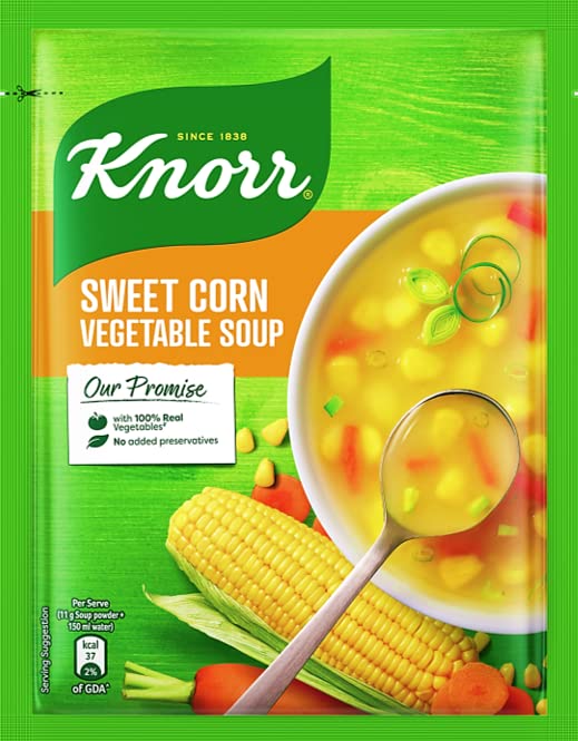 Knorr Sweet Corn Vegetable Soup 44g Unique|