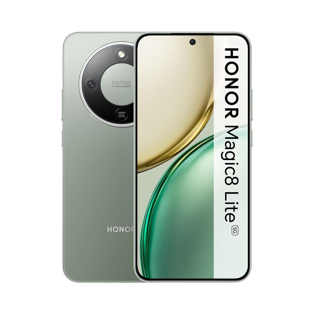 Honor Magic8 Lite 5G Dual Sim 512GB + 8GB Green New condition UK version NO BOX
