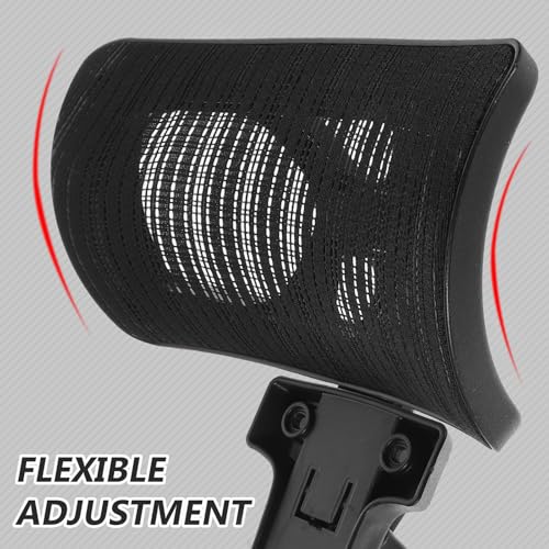 Coussin de tête ergonomique en maille respirante pour dossier de chaise - 5