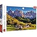 Trefl 1500 Elementi, Alta Qualità, Bolzano-Alto Adige, tema montagna, per adulti e Bambini dai 12 anni Puzzle, Colore Val di Funes-Dolomiti-Italia, 26163