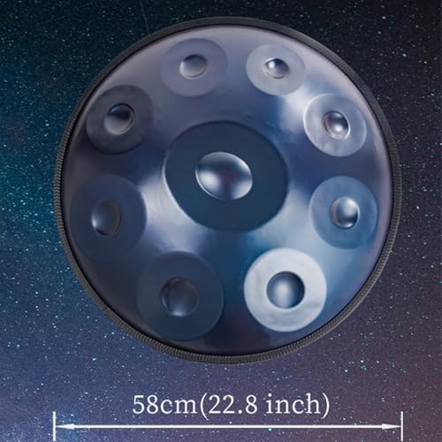 Steel Hand Drum con bolsa suave, 432Hz, 22 pulgadas miniatura 3