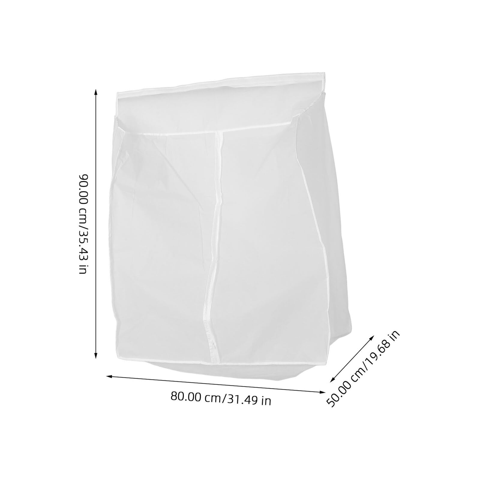 BESPORTBLE Funda Para Ropa Colgante Antifaz Polvo 50x80x90 Cm Peva Transparente Resistente Reutilizable Para Armario Hogar Almacenamiento De Abrigos y Trajes