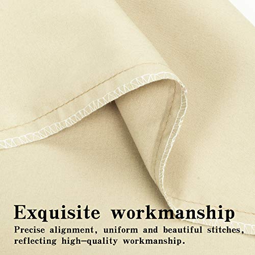 Image of NTBAY Twin Microfiber Flat Sheet, 66 x 96, Light Taupe