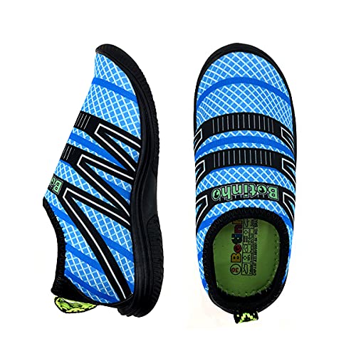 Sapatilha Neoprene Infantil Aquatica Hibrido Versátil AS325 Cor:Azul Piscina;Tamanho:32