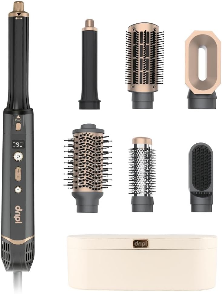 Airstyler Pro – 6-in-1 multistyler voor alle haartypes zonder schade door hitte, haardroger en haarkruller, all-in-one styling met innovatieve luchttechnologie en Coldshot-functie voor krullen