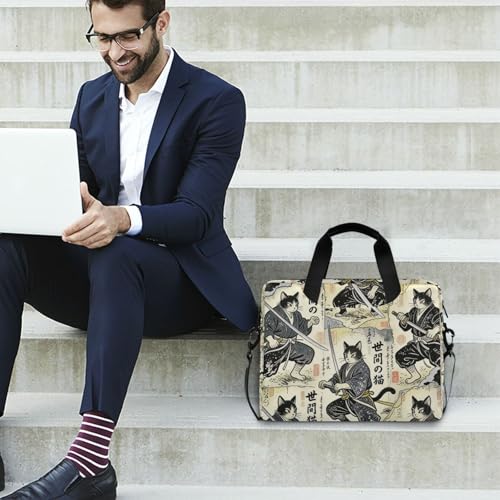 Funda cruzada para portátil de 15.6 pulgadas con asa y correa miniatura 3