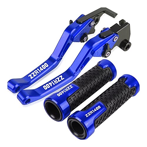 Kompatibel Für Kawasaki ZZR1400 ZZR 1400 2006-2016 2014 2015 Motorrad Lenker Einstellbare Bremse Kupplung Hebel Griffe Griff(Blau)
