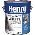 Henry He587042 Roof Coating, 1 Gallon, White (Pack of 4)